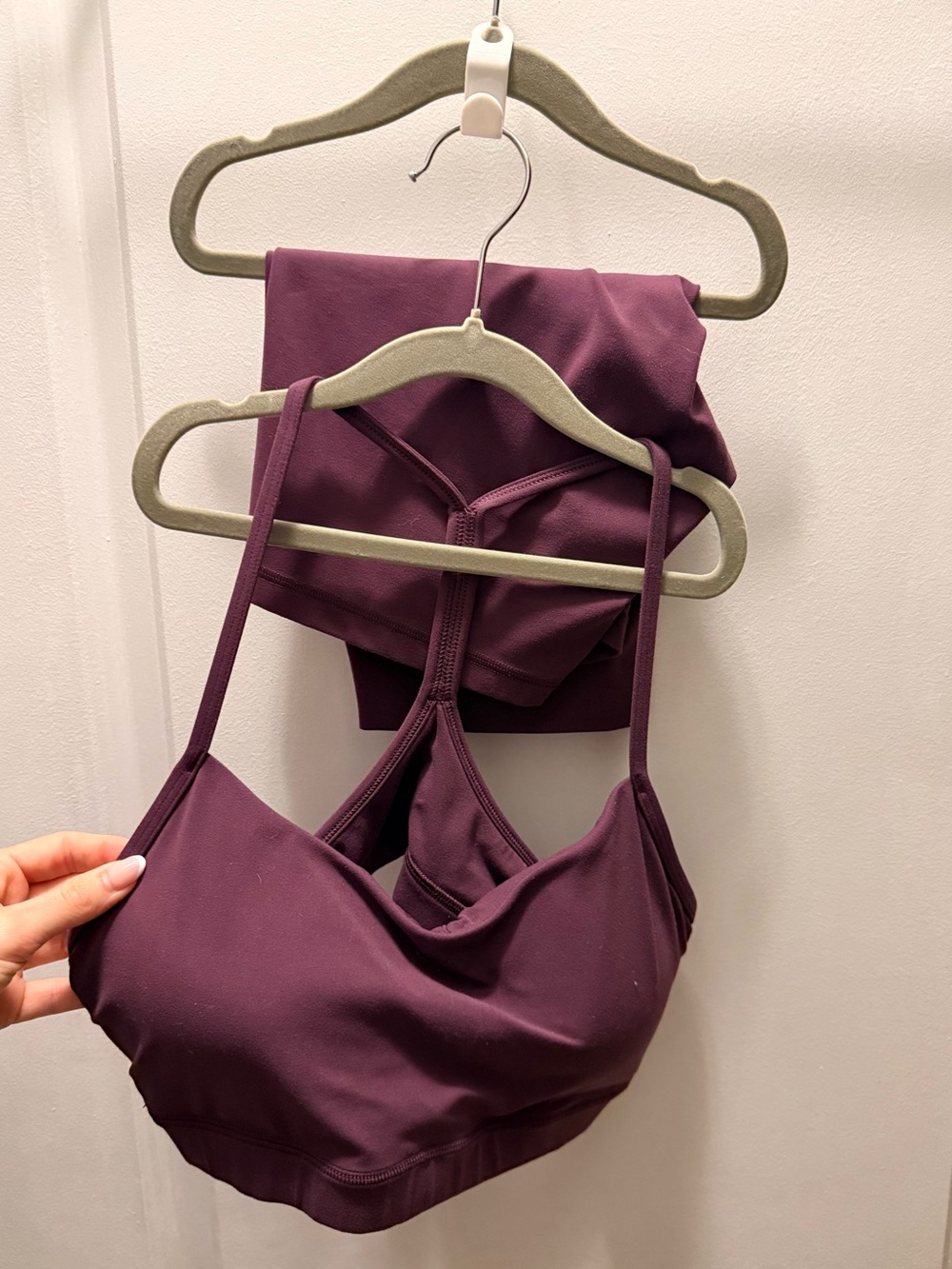 CRZ Yoga | sports bra & biker short set size large - Picture 2 of 9